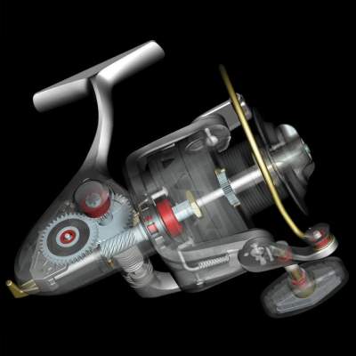 DAM Quick 2000 FD Angelrolle 100m/ 0,35mm - 4,80:1 - 340g