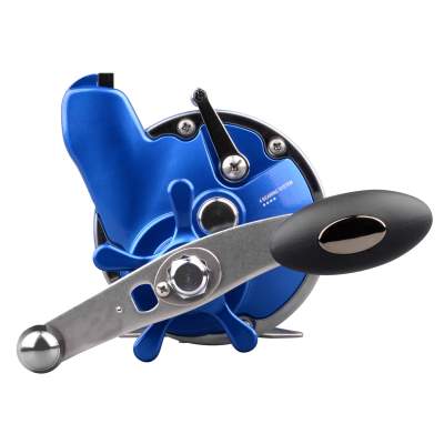 SPRO Offshore Pro Blue 4300 LH Linkshand Multirolle mit Zählwerk, 420m/ 0,40mm - 3,80:1 - 600g