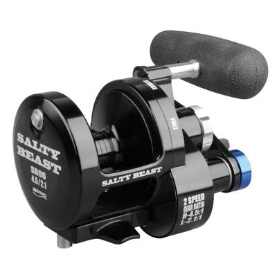 SPRO Salty Beast Black 2-Speed 6000 2-Gang Multirolle, 270m/ 0,40mm - 4,50:1 - 710g