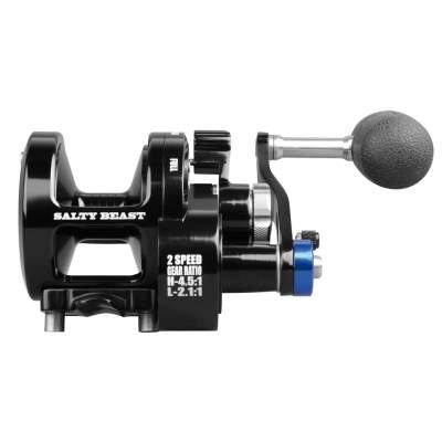 SPRO Salty Beast Black 2-Speed 6000 2-Gang Multirolle, 270m/ 0,40mm - 4,50:1 - 710g