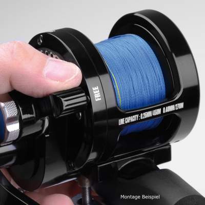 SPRO Salty Beast Black 2-Speed 6000 2-Gang Multirolle 270m/ 0,40mm - 4,50:1 - 710g