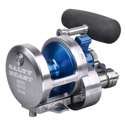 SPRO Salty Beast Silver 2-Speed 6000 2-Gang Multirolle 270m/ 0,40mm - 4,50:1 - 710g