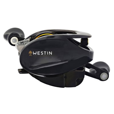 Westin W6 BC Baitcast Rolle Stealth Gold 100 LSG LH - 135m/ 0,285mm - 6,6:1 - 175g