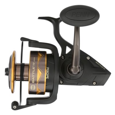 Penn Battle® IV Spinning Reel - Spinnrolle 10000FD - 360m/ 0,46mm - 4,2:1 - 1100g