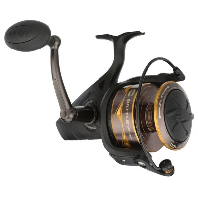 Penn Battle® IV Spinning Reel - Spinnrolle 10000FD - 360m/ 0,46mm - 4,2:1 - 1100g