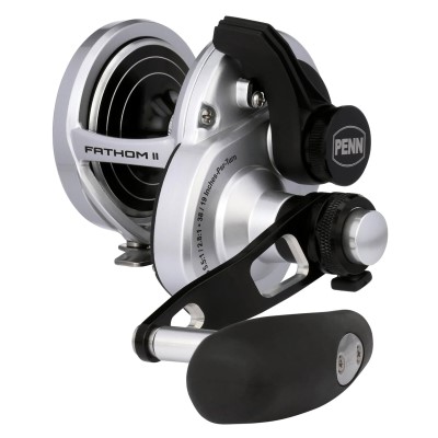Penn Fathom™ II Lever Drag 2 Speed - Multirolle 25N LH - 300m/ 0,46mm - 5,5:1 - 570g