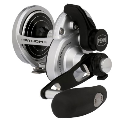 Penn Fathom™ II Lever Drag 2 Speed - Multirolle 30 LH - 370m/ 0,49mm - 5,5:1 - 575g