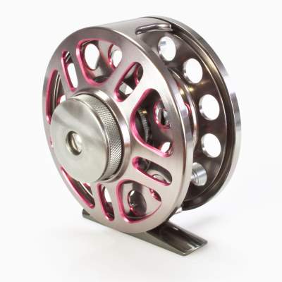 X-Version Fly Fliegenrolle Flyguide 17 #5/6 titan/pink,