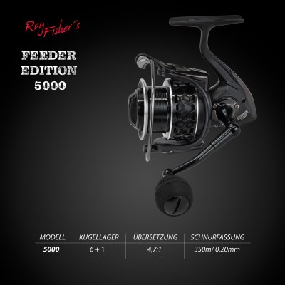 Feeder Edition H + Feeder-Rolle Feederset 3,60m - 3+3tlg. - 50-150g