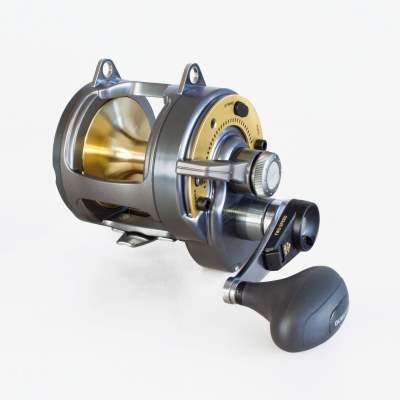 Shimano Tyrnos 2-Speed 20 LBS Multirolle mit Schiebebremse (2 Gang) 410m/ 0,30mm - 5,00:1 - 1110g