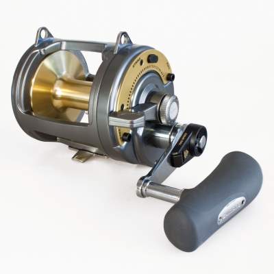 Shimano Tyrnos 2-Speed LRS 50 LBS Multirolle mit Schiebebremse (2 Gang) 700m/ 50mm - 4,00:1 - 1625g