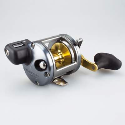 Shimano Tekota 500 LCM Line Counter Multirolle (Zählwerk in Meter) 400m/ 0,35mm - 4,20:1 - 460g