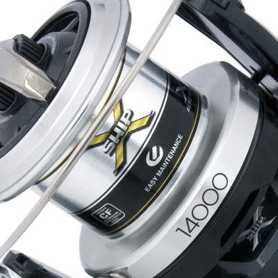 Shimano Ultegra 14000 XT-C Weitwurfrolle mit Baitrunner Freilauf System 400m/ 0,40mm - 4,3:1 - 660g