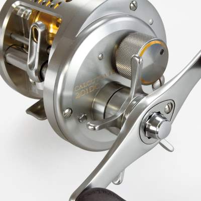 Shimano Calcutta TE 201 DC LH Round Profile Baitcast Multirolle Linkshand, 150m/ 0,28mm - 5,0:1 - 280g