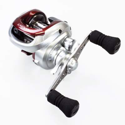 Shimano Caenan 101 LH Low Profile Baitcast Multirolle Linkshand 185m/ 0,25mm - 6,50:1 - 204g