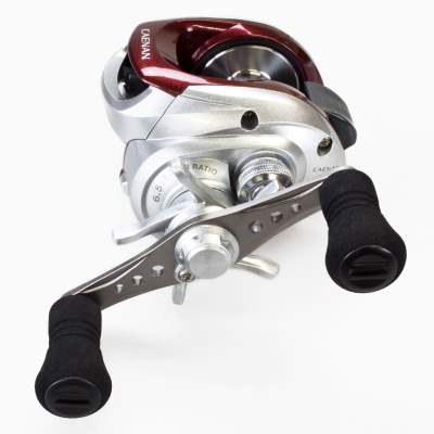 Shimano Caenan 101 LH Low Profile Baitcast Multirolle Linkshand 185m/ 0,25mm - 6,50:1 - 204g