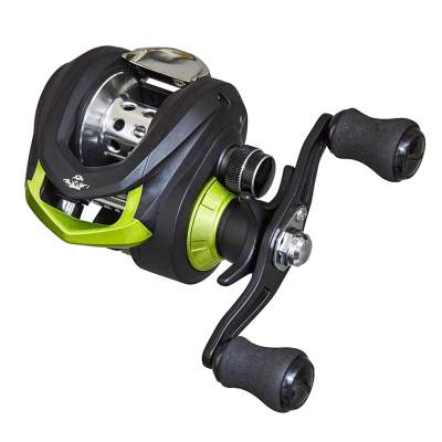 Pezon & Michel Gunki BC 200 ITC Low Profile Baitcast Linkshand Multirolle,