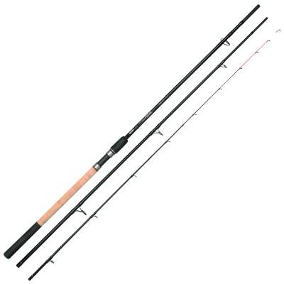 Norwegen Angelset Spro Rute 2,40m & Fladen Multirolle & Schnur Combo komplett 