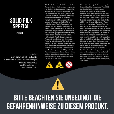 Solid Pilk Spezial - Pilkrute 2,40m - 40-80g