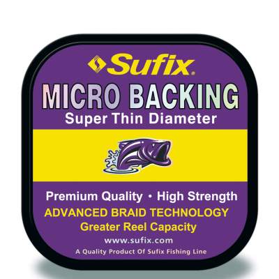 Sufix Micro Backing 250GE9 250m - gelb - TK9,1kg