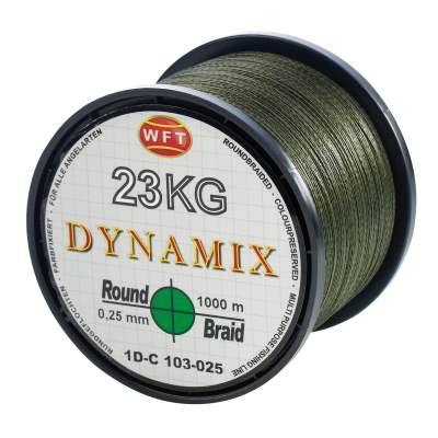 WFT Round Dynamix grün 23 KG 1000 m 0,25mm, grün - TK23kg - 0,25mm - 1000m