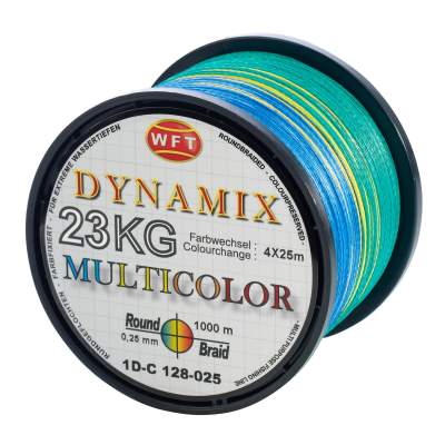 WFT Round Dynamix Multicolor 10 KG 1000m 0,10mm, multicolor - TK10kg - 0,1mm - 1000m