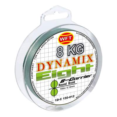 WFT Round Dynamix 8 grün 10Kg 300m 0,14mm, grün - TK10kg - 0,14mm - 300m