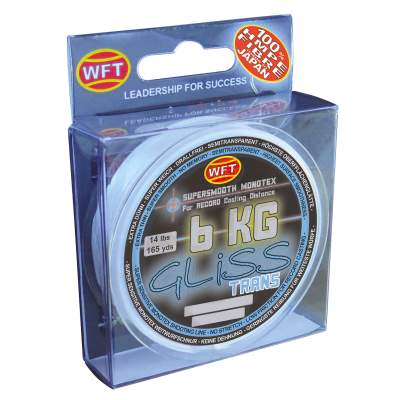 WFT Gliss transparent 300m 11KG 0,18 mm Angelschnur trans - TK11kg - 0,18mm - 300m