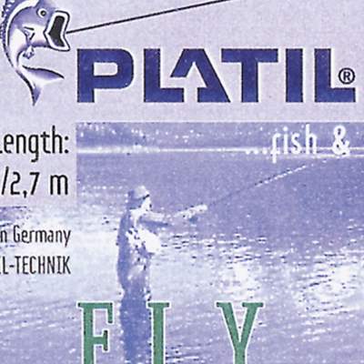 Platil Fliegenvorfach Trocken 0,12mm 7x 270cm - 0,12-0,34mm
