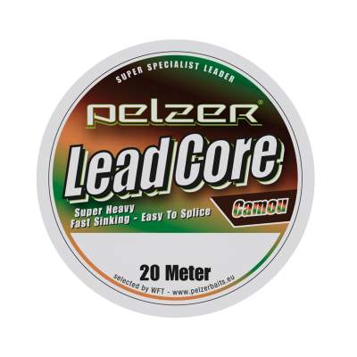 Pelzer Lead Core Camubraun 35lbs, 20m, +Tool, brown - TK16kg - 20m