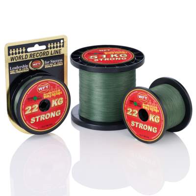 WFT 67 KG Strong Schnur 1000 039GR 1000m - 0,39mm - grün - 67kg