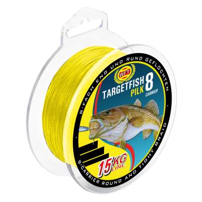 WFT TF8 Pilk yellow 2000m 12Kg 0,15mm yellow - TK12kg - 0,15mm - 2000m