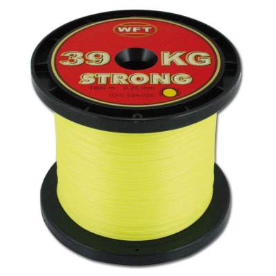 WFT 22 KG Strong Schnur 1000 018GE, 1000m - 0,18mm - gelb - 22kg