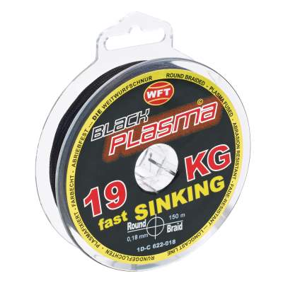 WFT Plasma sinking 7KG 150m black 0,08 mm, black - TK7kg - 0,08mm - 150m