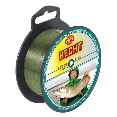 WFT Zielfisch Hecht 400m 8,1Kg 0,30 mm green - TK8,1kg - 0,3mm - 400m