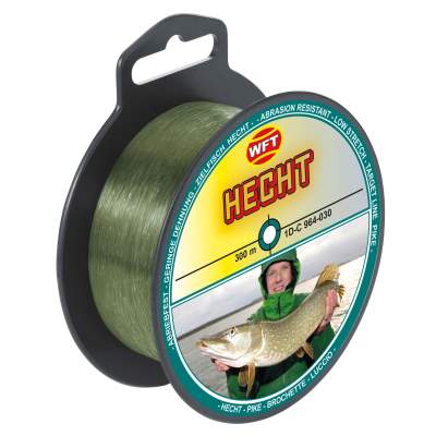 WFT Zielfisch Hecht 300m 10,4KG 0,35mm green - TK10,4kg - 0,35mm - 300m