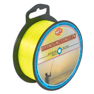 WFT Zielfisch Brandung 300m 0,35 mm, yellow - TK10,3kg - 0,35mm - 300m