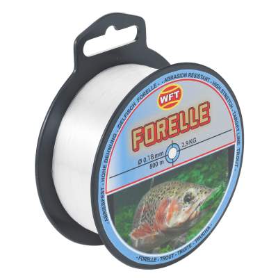 WFT Zielfisch Forelle 500m 0,18 mm clear - TK2,9kg - 0,18mm - 500m