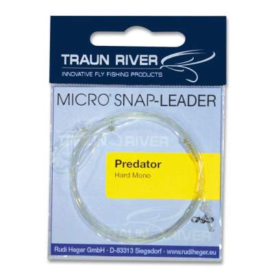 Traun River Products Speciality Micro Snap Hard Mono Predator Leader 180cm - TK40lbs - 1Stück