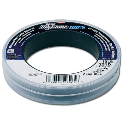 Berkley Big Game Fluorocarbon Leader 051 22m - 0,51mm - transparent hellblau - 13,5kg