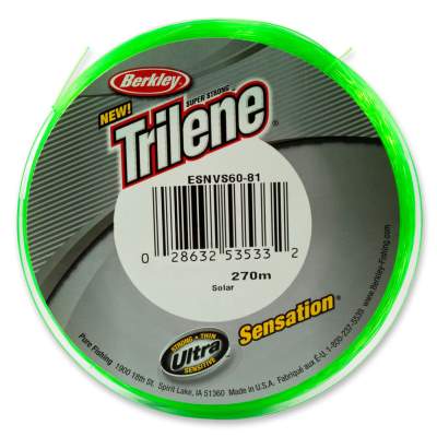 Berkley Trilene Sensation Hi Vis Solar Green 270 028, 270m - 0,28mm - Solar Green - 7kg