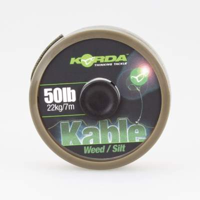 Korda Kable Leadcore 7m Weed/ Silt, 7m - Weed / Silt