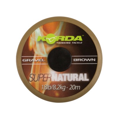 Korda Super Natural - Gravel Brown, 18lb - 20m