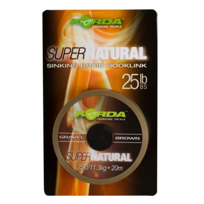 Korda Super Natural - Gravel Brown, 25lb - 20m