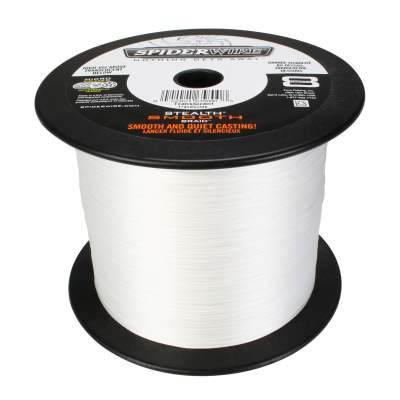 Spiderwire Stealth Smooth 8 Translucent, TK34,3kg - 0,30mm - 1800m