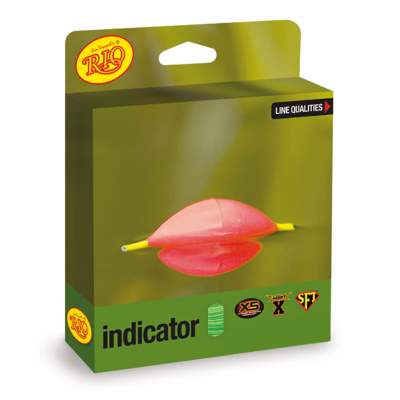 RIO Indicator Dual Tone 5, 27,5m - bright green/gray dun - WF-5