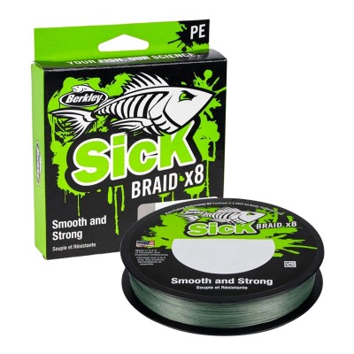 Berkley Sick Braid, 0,14mm - Moss Green - 150m