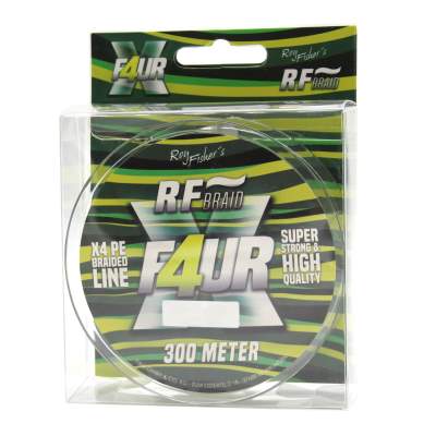 Roy Fishers X4 Braid geflochtene Schnur Angelschnur 300m - 0,35mm - grün - 22,6kg