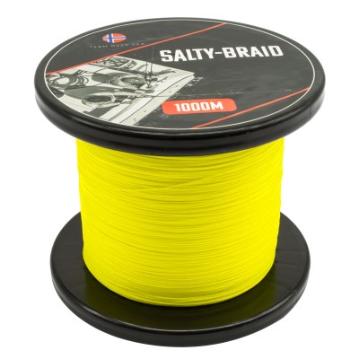 Team Deep Sea Salty Braid - geflochtene Schnur 1000m - 0,25mm - gelb - 16,75kg