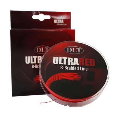 DLT UltraRed-8 Braided Line, 200m - 0,20mm - rot